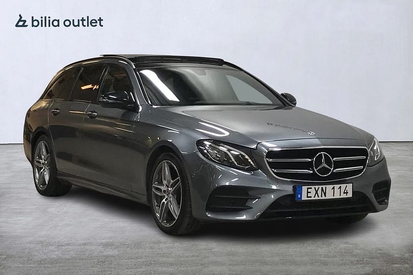Bild 3 av Mercedes-Benz E 220 T d 4MATIC AMG 194hk Nightpkt Pano Drag Burmester