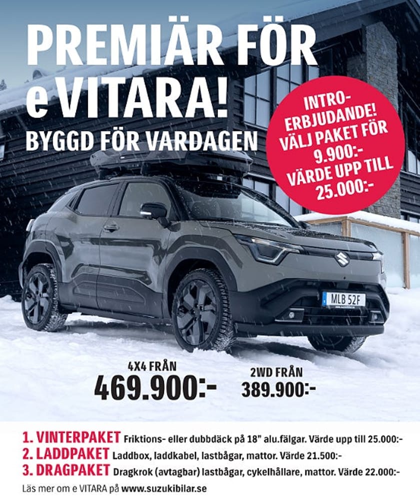 Bild 4 av Suzuki e Vitara e-Vitara 61kWh Select Rattvärme Nav Backkamera 3 års fri service