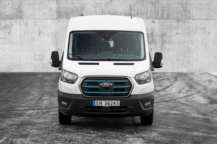 Bilde 4 av Ford E-Transit 390 Crew Van Elektrisk 6-seter / Adaptiv Cruise / 360 kamera /