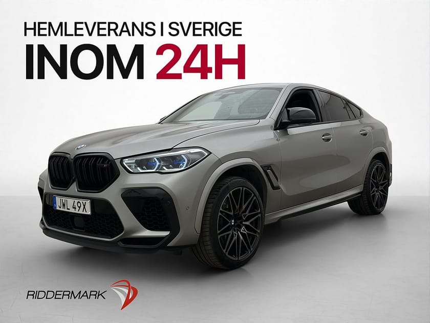 Bild 1 av BMW X6 M Competition X6M 625hk Driver's Sky Lounge B&W Night-V