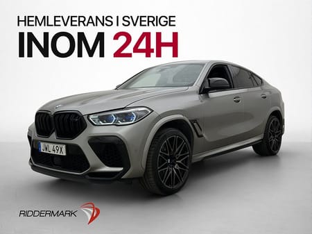 BMW X6 M Competition X6M 625hk Driver's Sky Lounge B&W Night-V