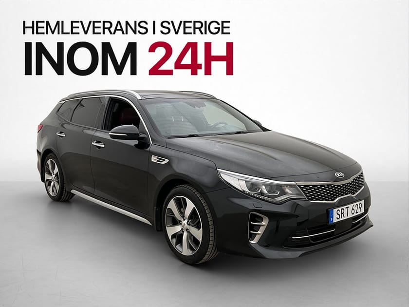 Bild 1 av Kia Optima Sport Wagon 1.7 WGT GT-Line Pano H/K Kamera M-Värm Drag Skinn