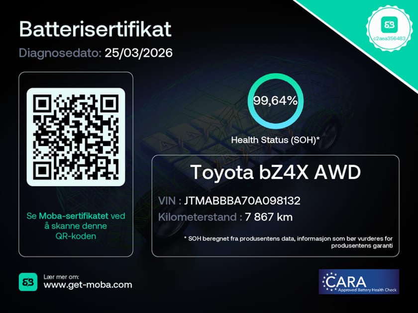 Bilde 2 av Toyota bZ4X AWD Active Tech
