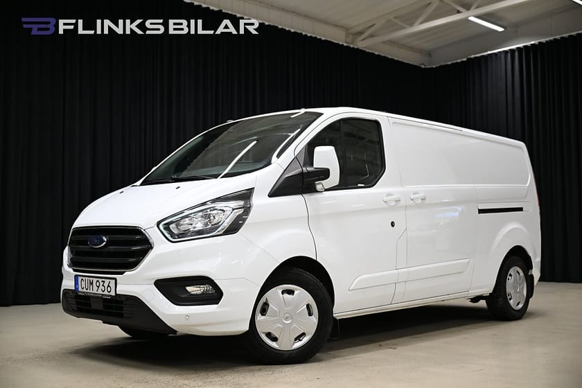 Bild 1 av Ford Transit Custom 300 170HK L2|Automat|Nedlackad|Dubbeldörr|NyKamrem