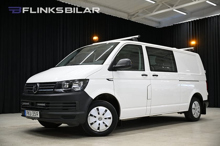 Bild 1 av Volkswagen Transporter Kombi 4Motion 150HK L2|Dubbelhytt|Inredd|Drag|Värmare|SeUtr!