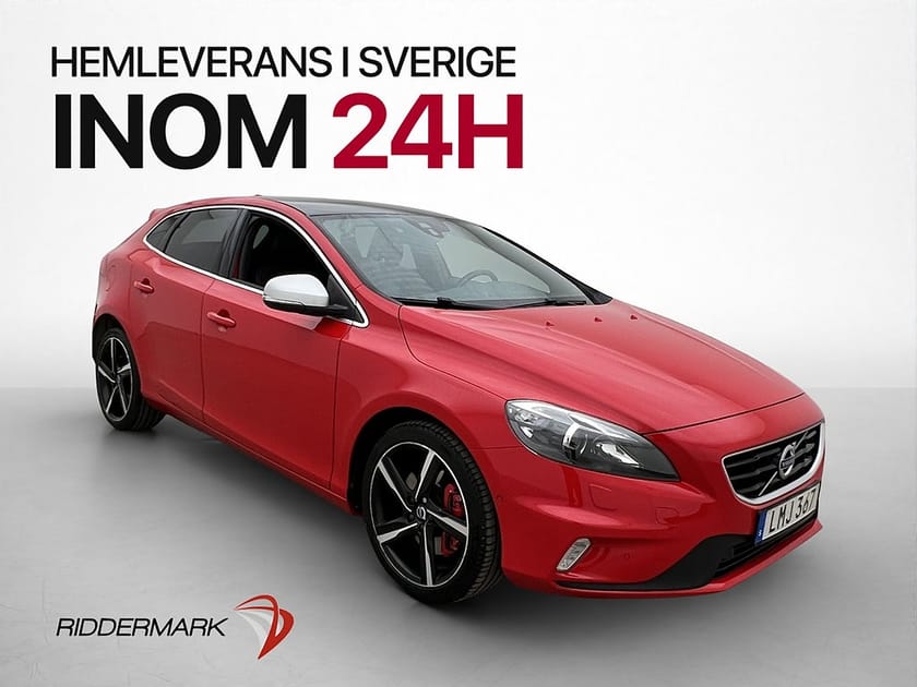 Bild 1 av Volvo V40 D4 190hk R-Design Värmare Drag Kamera VÄLSERVAD
