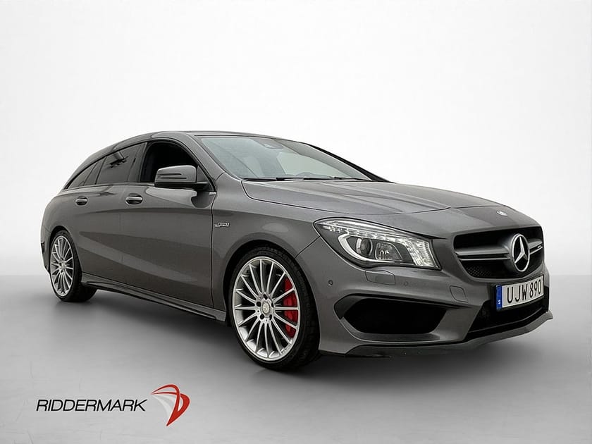 Bild 1 av Mercedes-Benz AMG CLA 45 4MATIC Shooting Brake CLA45 SB 381hk 4M Taklucka H/K Kamera Navi