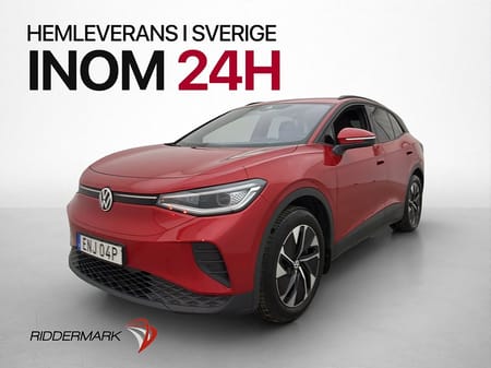 Volkswagen ID.4 Pro 4M 286hk Dragkrok Kamera CarPlay MOMS