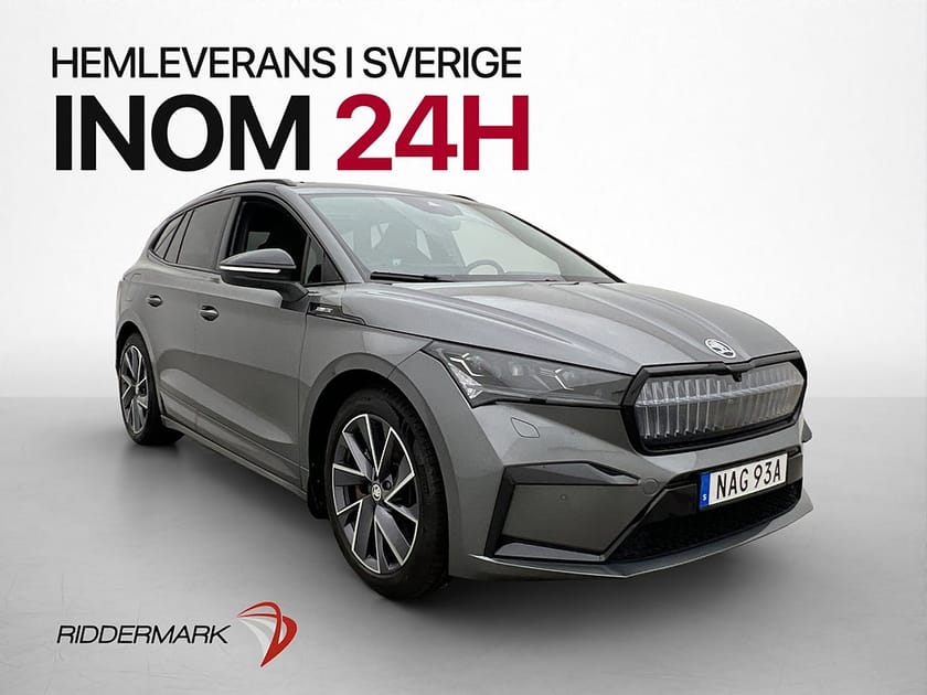Bild 1 av Škoda Enyaq iV 80x Skoda Sportline Kamera Crystal HUD Drag CarPlay