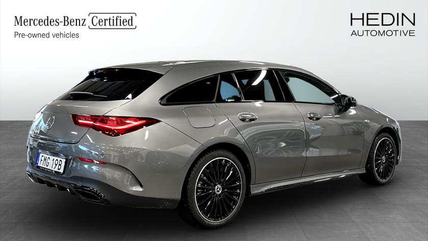 Bild 2 av Mercedes-Benz CLA 250 e Shooting Brake 250e AMG Burmester Värm Pano Drag