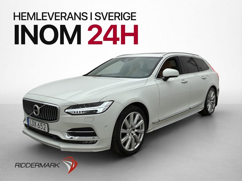 Bild 3 av Volvo V90 D4 Inscription Pano VOC Värmare Kamera Skinn Drag