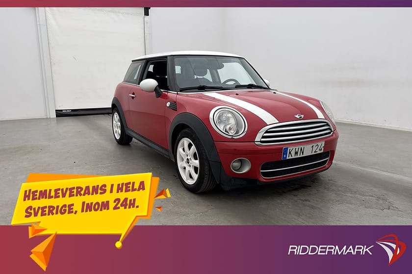 Bild 1 av MINI Cooper D 109hk Värmare Halvskinn Fullservad En-Brukare