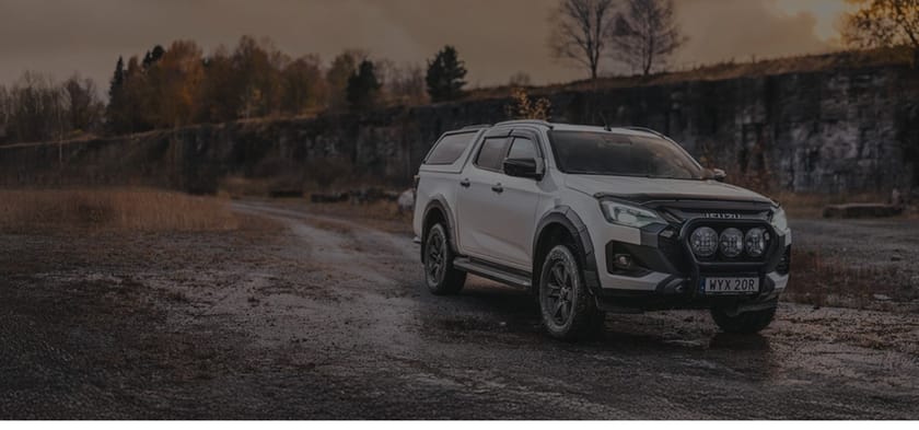 D-Max med CNG bakgrundsbild