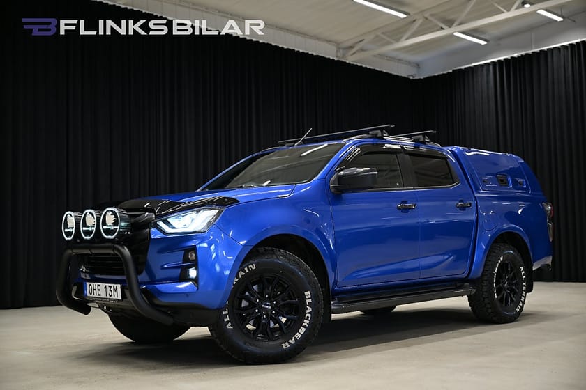Bild 1 av Isuzu D-Max Crew Cab 163HK Automat|Kåpa|Drag|Värmare|EnÄgare|Leasbar|SeUtr!