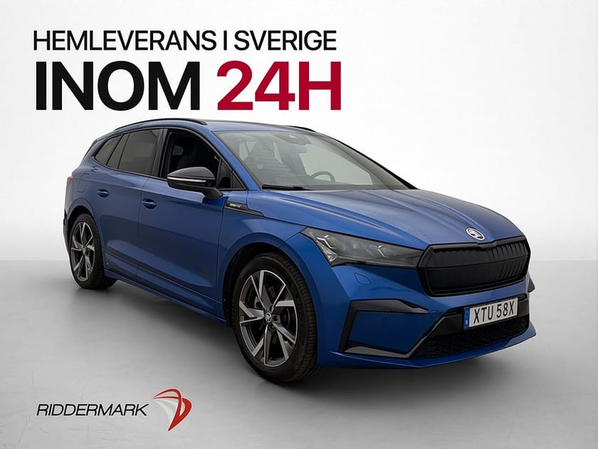 Bild 4 av Škoda Enyaq iV 80x Skoda 265hk Sportline Värmare Dragkrok Kamera MOMS