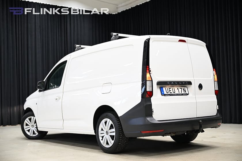 Bild 4 av Volkswagen Caddy Cargo Maxi 122HK Drag|Värmare|V-Inredd|Backkamera|EnÄgare|Leasbar