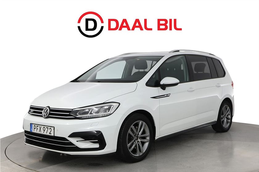 Bild 1 av Volkswagen Touran 7-seater 1.4 TSI 150HK R-LINE 7-SITS B-KAM P-VÄRM DRAG APP-CONN