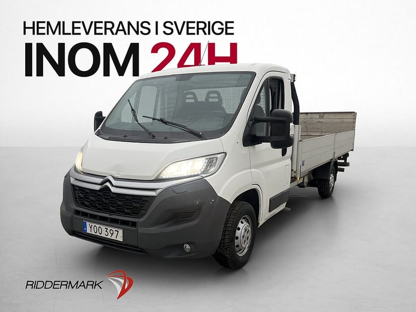 Bild 3 av Citroën Jumper Chassi Enkelhytt 163hk Ny-Kamrem Bakgavellyft Flak Värm MOMS