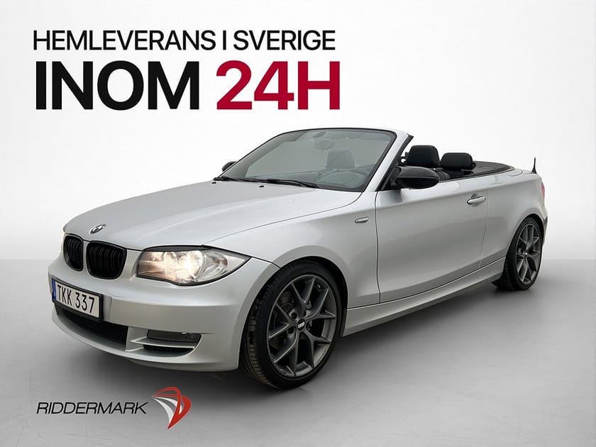 Bild 1 av BMW 120i Convertible 120 170hk Skinn P-Sensorer