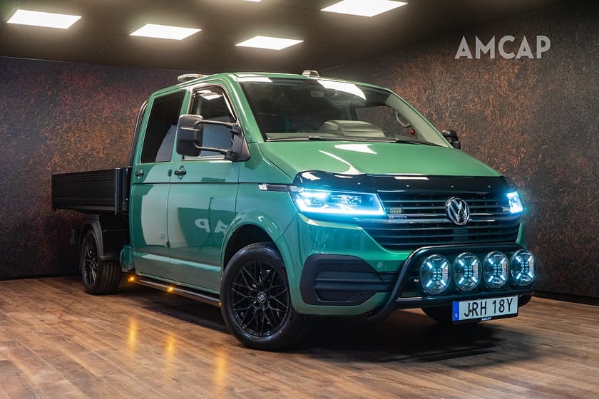 Bild 1 av Volkswagen Transporter Chassi Dubbelhytt 2.0 TDI 4M | MOMS | Tippflak | Värm | 4355kr/mån