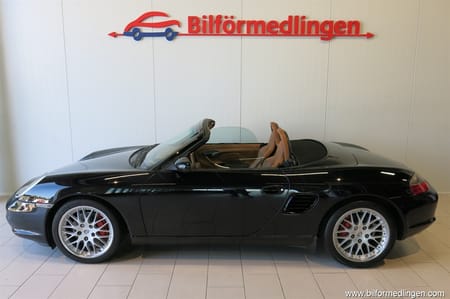 Porsche Boxster S 260hk Cabriolet Club sportstolar skinnklädsel manuell 6 vxl.