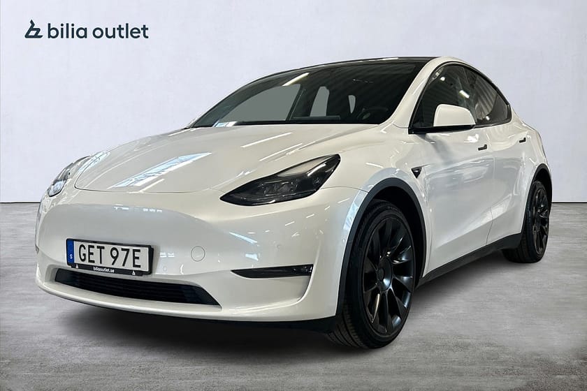 Bild 1 av Tesla Model Y Long Range AWD 514hk Panorama Drag Navi Autopilot