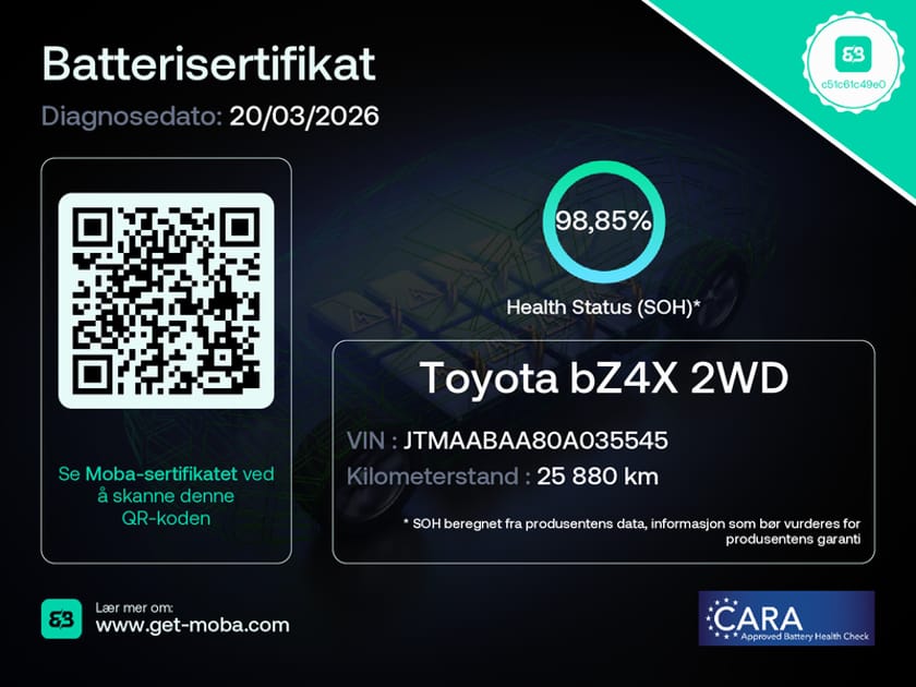 Bilde 2 av Toyota bZ4X 2WD Active Tech