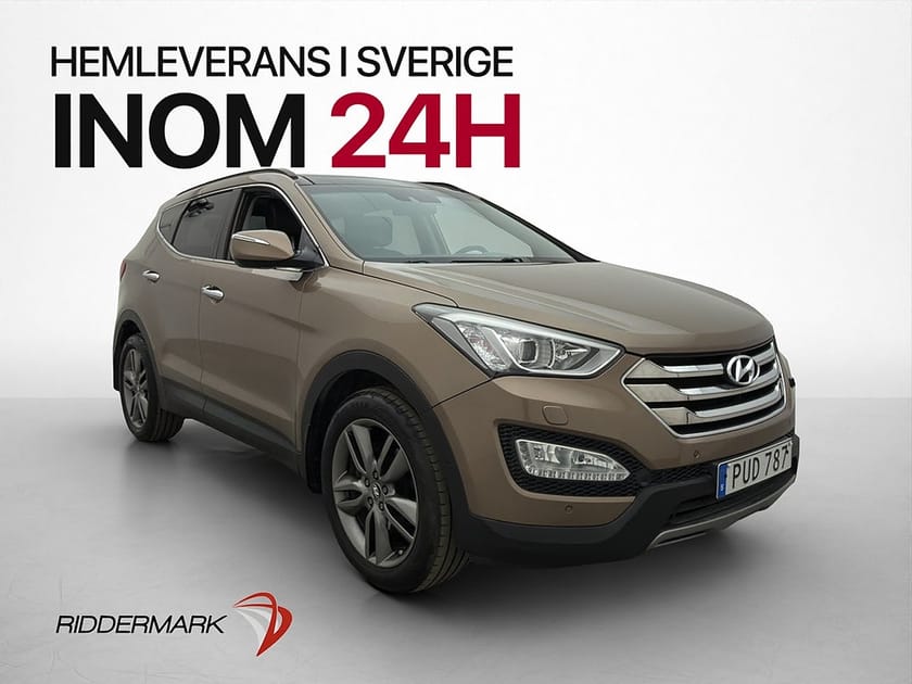 Bild 3 av Hyundai Santa Fe 2.2 4WD 197hk Premium Pano Värmare Kamera