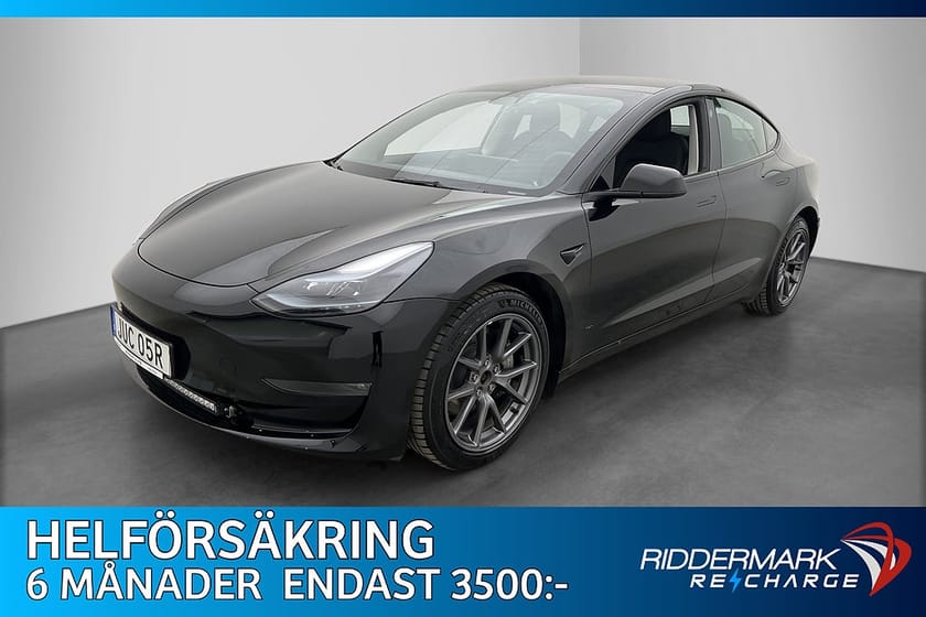 Bild 1 av Tesla Model 3 Long Range AWD Autopilot Rattvärme Svensksåld