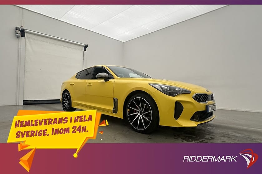 Bild 1 av Kia Stinger 2.2 CRDi AWD GT-Line Navi H/K Kamera HUD Skinn