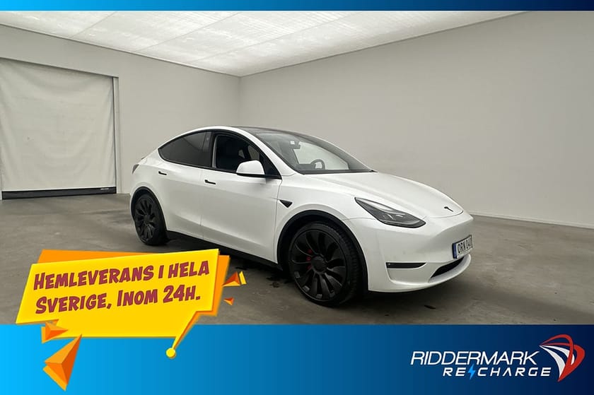 Bild 1 av Tesla Model Y Performance AWD Autopilot Dragkrok Sv.Såld