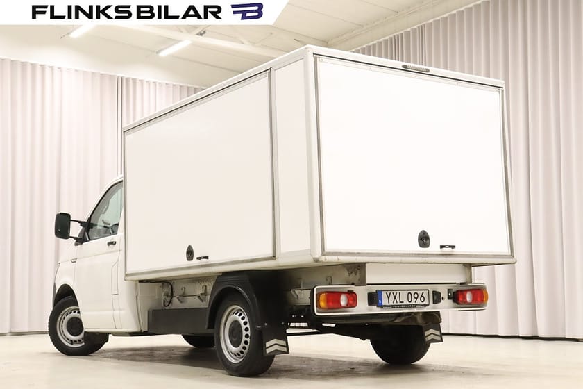 Bild 5 av Volkswagen Transporter Chassi Cab 102HK Kylbil Kåpa Värmare Moms