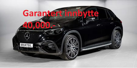 Mercedes-Benz EQE SUV 350 4MATIC 40.000.- GARANTERT INNBYTTE, Ved kjøp Harstad