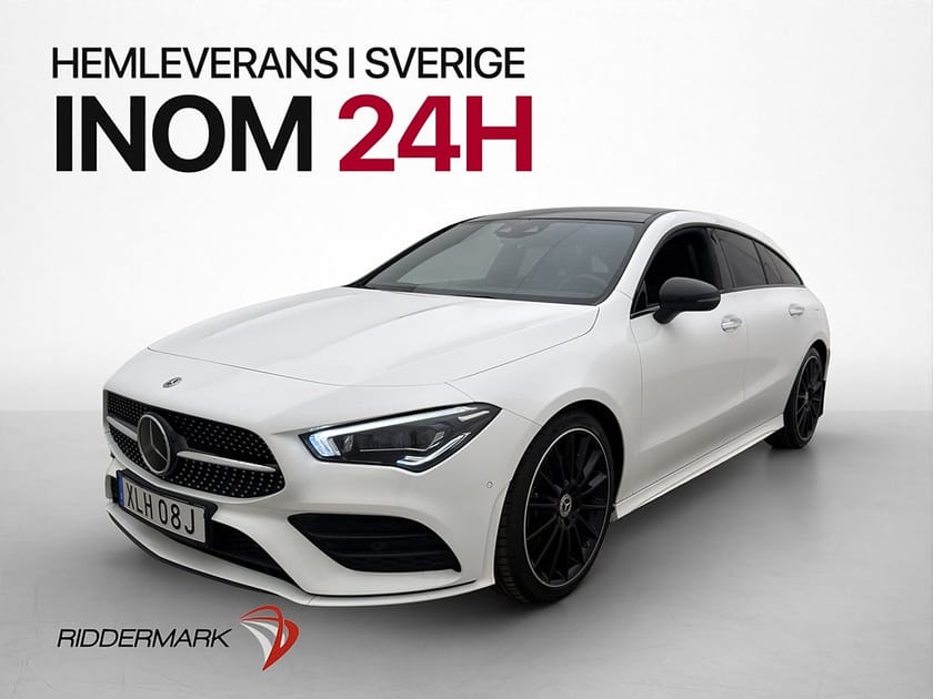 Bild 1 av Mercedes-Benz CLA 200 d 4MATIC Shooting Brake 4M AMG Night Pano Värmare Wide Drag