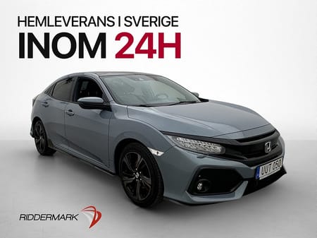 Honda Civic i-VTEC Turbo 182hk Pano M-Värmare Kamera Navi