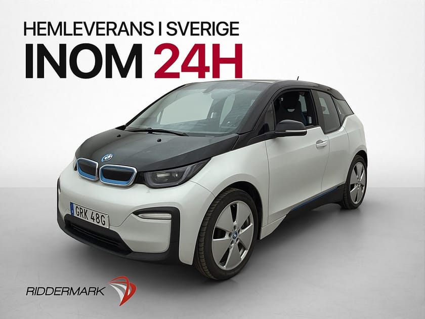 Bild 1 av BMW i3 120 Ah 170hk Värmepump Navi Sensorer Snabbladdning