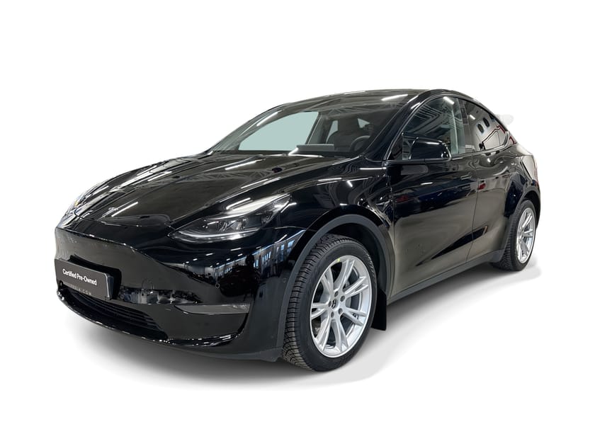 Bild 1 av Tesla Model Y Long Range AWD Certified Pre-Owned. 3,84% ränta. Vinterdäck på originalfälg