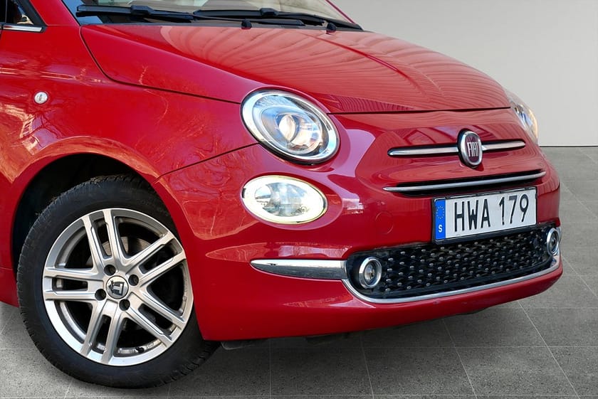 Bild 2 av Fiat 500 1.2 69hk | 871 kr/mån | Lounge & Panorama | Värmare