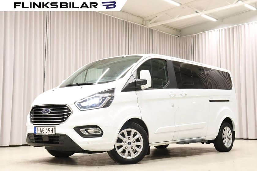 Bild 2 av Ford Tourneo Custom 320 130HK L2 Automat|9-Sits|LED|NyKamrem|Leasbar