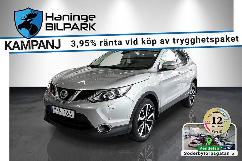 Bild 1 av Nissan Qashqai 1.2 DIG-T SUPERDEAL 3.95%  / AUT / PANO / 360 / BT