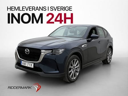 Mazda CX-60 PHEV AWD 327hk Drag HUD Kamera Navi Rattvärme