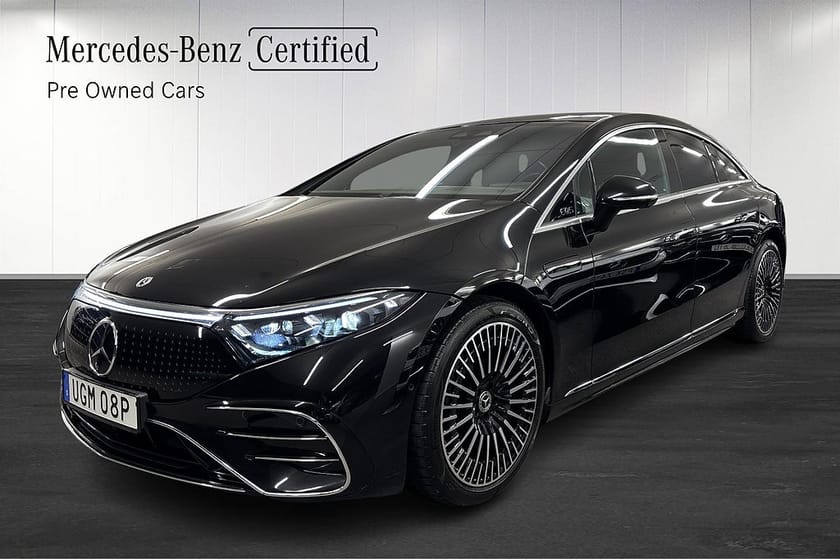 Bild 1 av Mercedes-Benz EQS 450 4MATIC AMG MASSAGE HEAD UP DRAGKROK