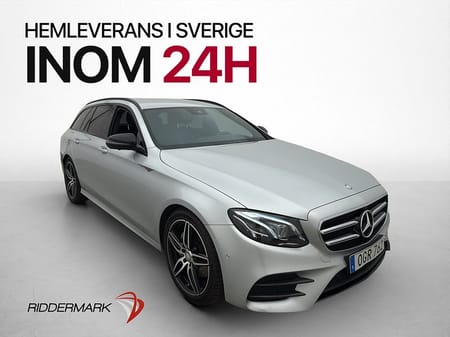 Mercedes-Benz E 200 T 184hk AMG Night Wide Värmare 360° Drag