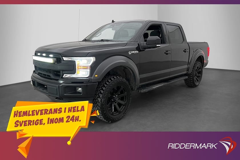 Bild 3 av Ford F-150 SuperCrew Lariat Sport V8 4x4 Drag Pano B&O Skinn Moms 1-Äg