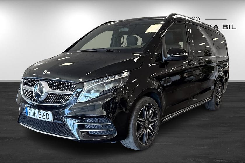 Bild 1 av Mercedes-Benz V 300d 4MATIC 3.2t Lång AMG, Pano/L-fjädring ,BURMESTER, Drag