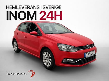 Volkswagen Polo TSI 90hk P-Sensorer Bluetooth Farthållare
