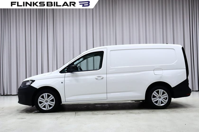 Bild 1 av Volkswagen Caddy Cargo Maxi DSG 122HK Inredd|Drag|Värmare|Momsbil