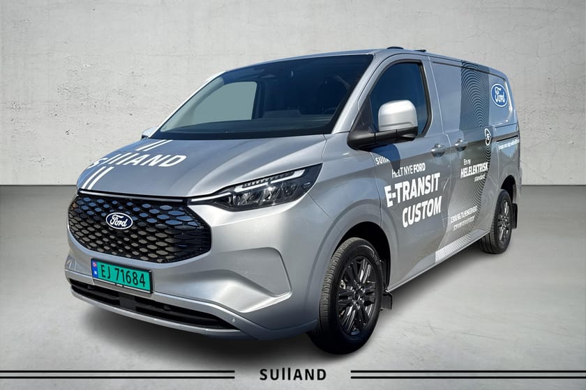 Bilde 1 av Ford E-Transit Custom 320 HENGERFESTE ( 2 300 KG ) | 305 KM WLTP | NAVIGASJON