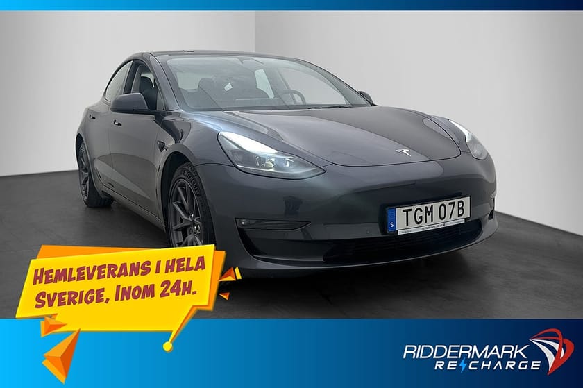 Bild 1 av Tesla Model 3 Long Range AWD Pano B-Kamera Navi AP Skinn