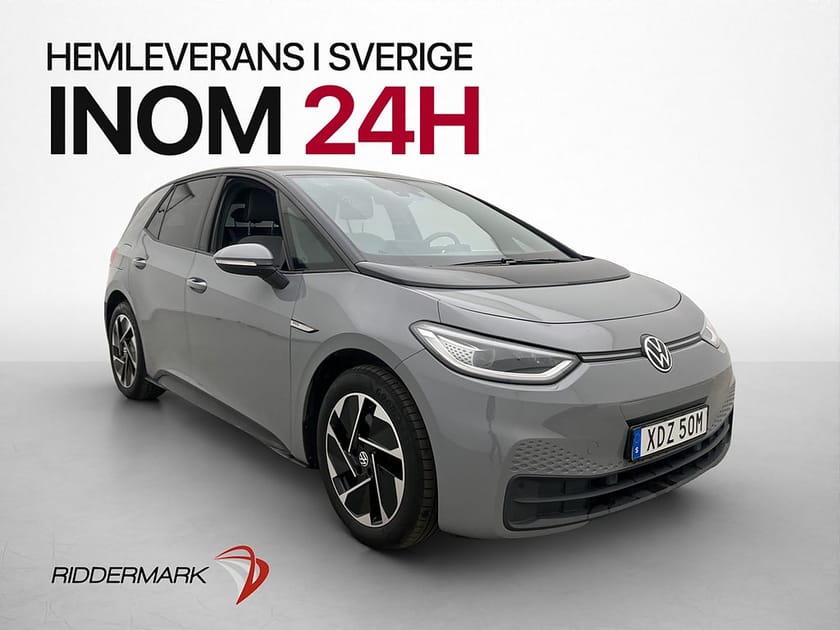 Bild 1 av Volkswagen ID.3 Pro Performance 204hk Navi Ambient CarPlay